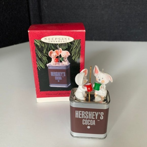 Hallmark Other - Hallmark Keepsake Ornament WARM AND SPECIAL FRIENDS Hershey Cocoa Mice 1993.   W
